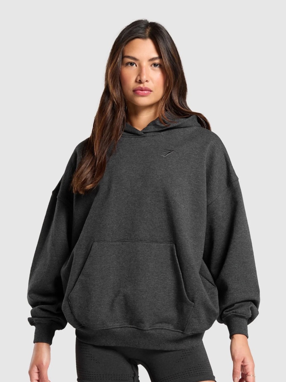 Gymshark Rest Day Sweats Hoodie - Black Marl